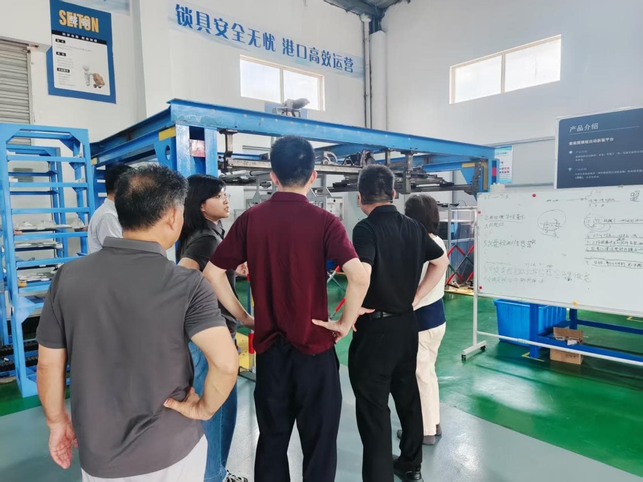 The Water Transport Institute delegation visits the DEEPLOCK Nanjing R&D center